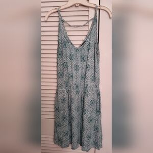 10 for $10 Banana Republic Blue Patterned Mini Dress